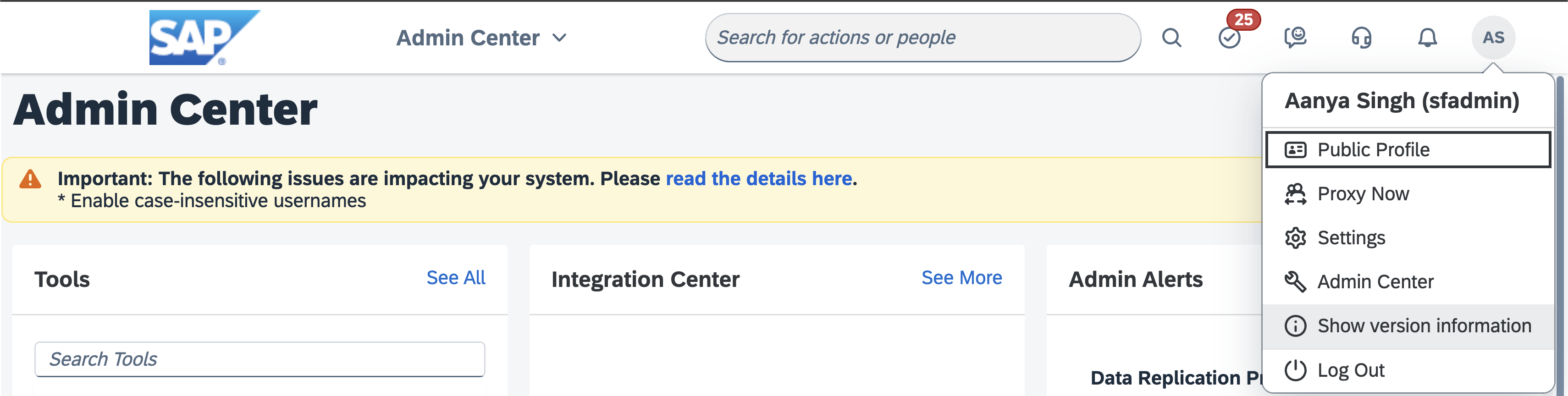 Show version information