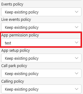 Assign permission policy