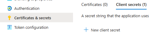 Client secret