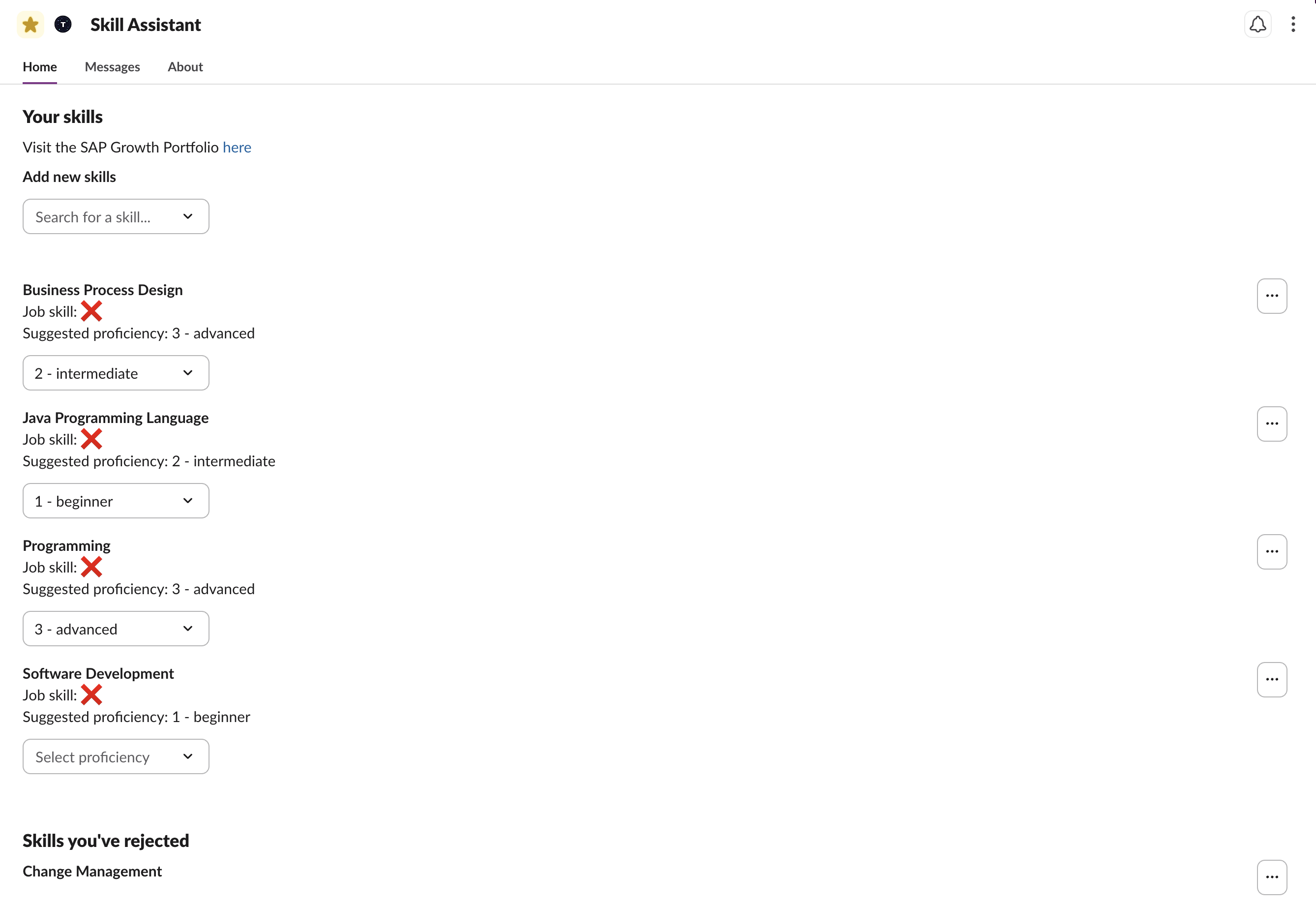 App Home for SAP customers