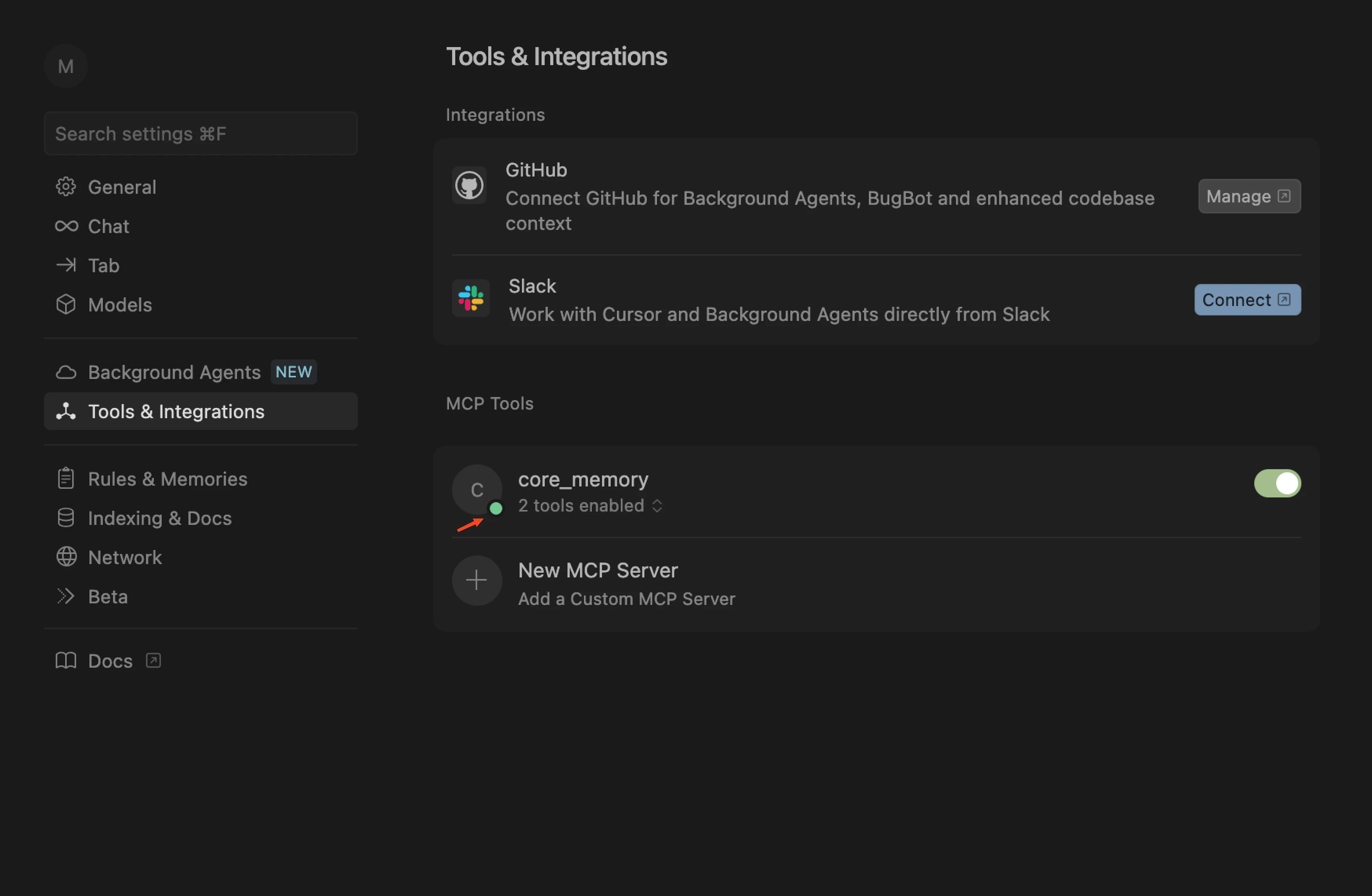 Check Cursor Connected