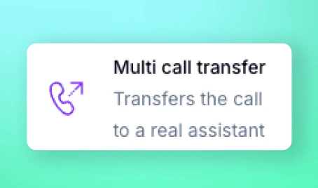 Multi number call transfer Multi number call transfer interface