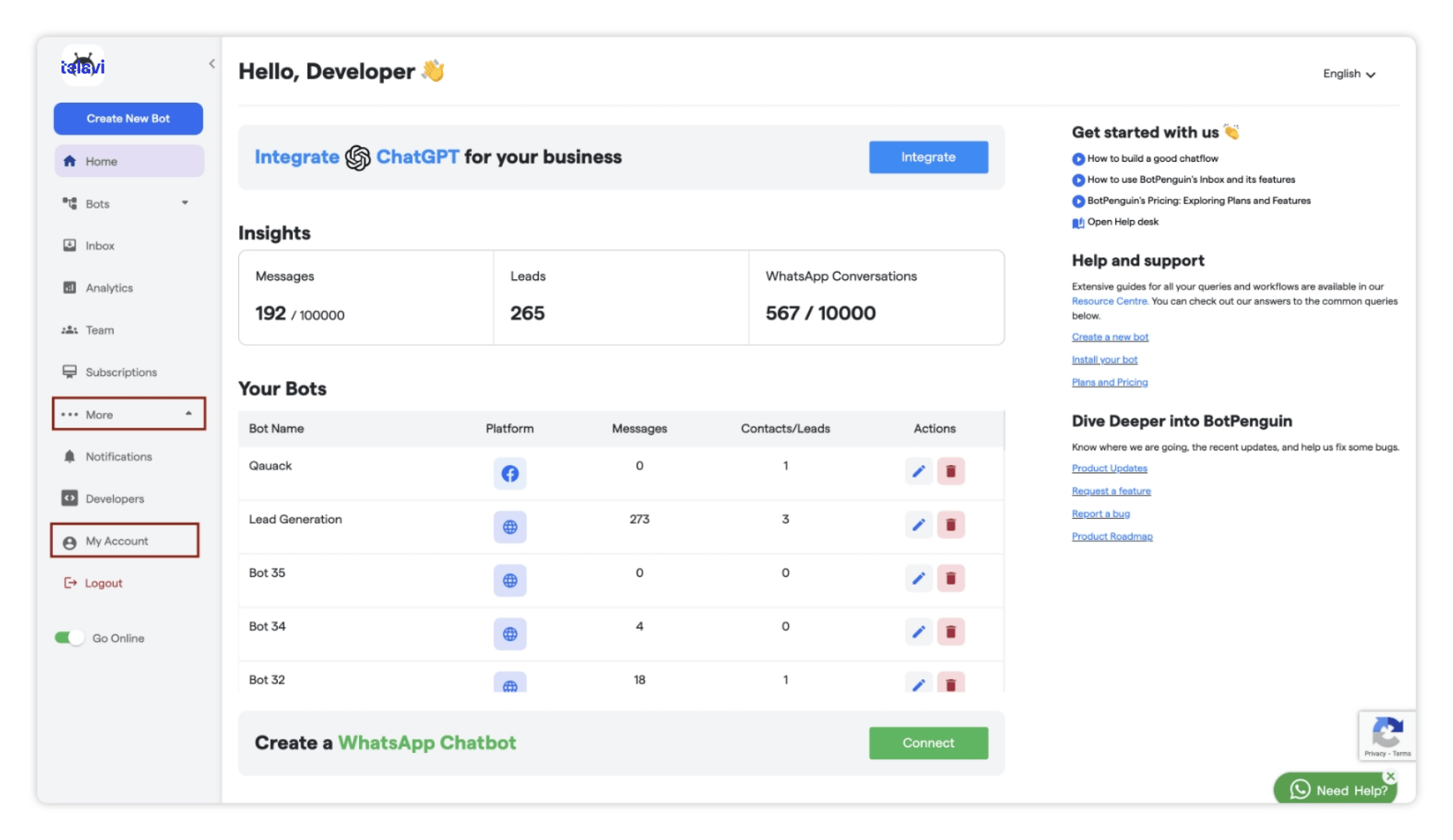 234 Manage Use Custom Attributes TelaviOneChatAI Resource 1 Pn