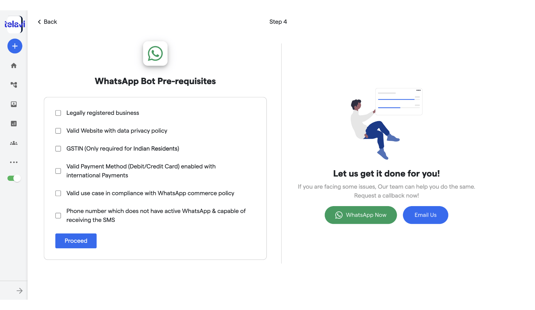 230 Reconnect Whatsapp Bot TelaviOneChatAI Resource Centre 2 Pn