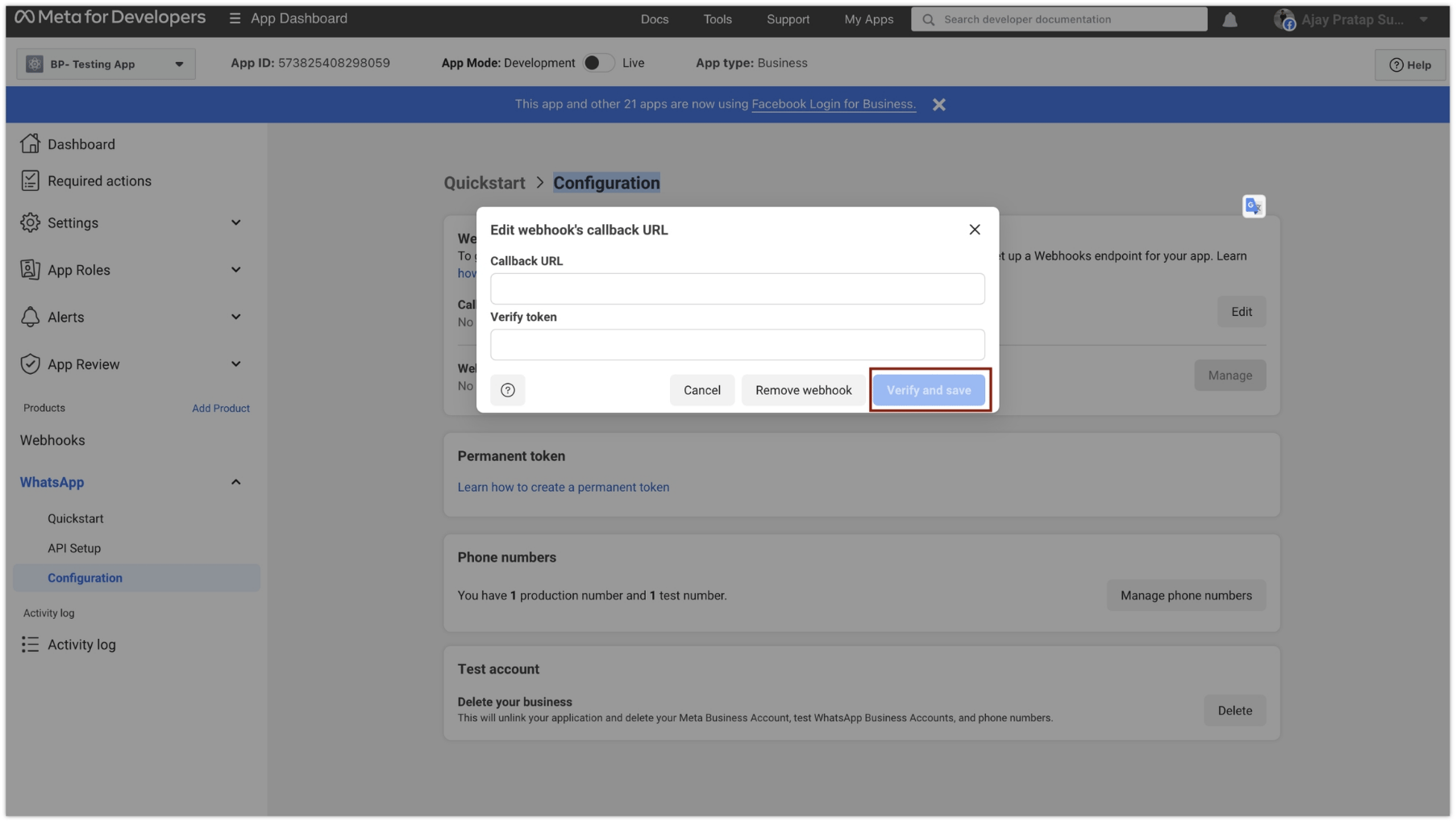 224 Subscribe Wa Webhook With TelaviOneChatAI TelaviOneChatAI R 4 Pn