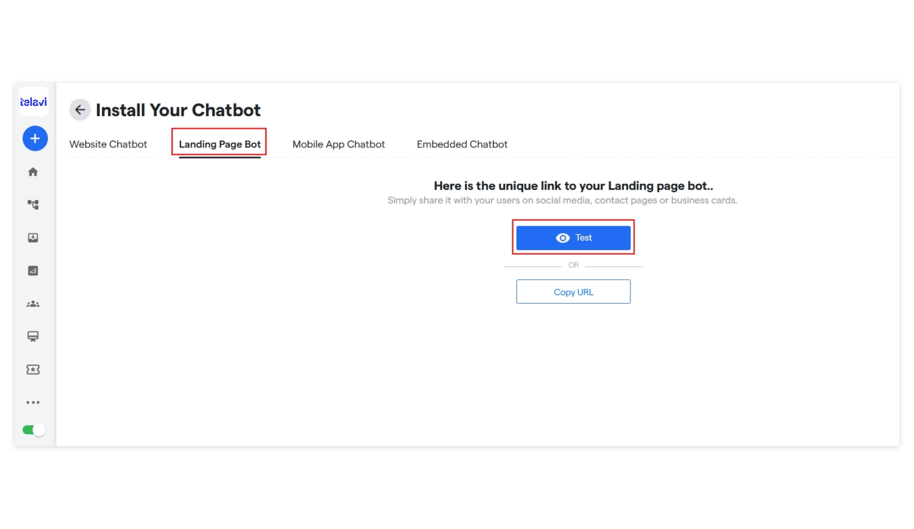 6 Landing Page Chatbot TelaviOneChatAI Resource Centre 6 Pn