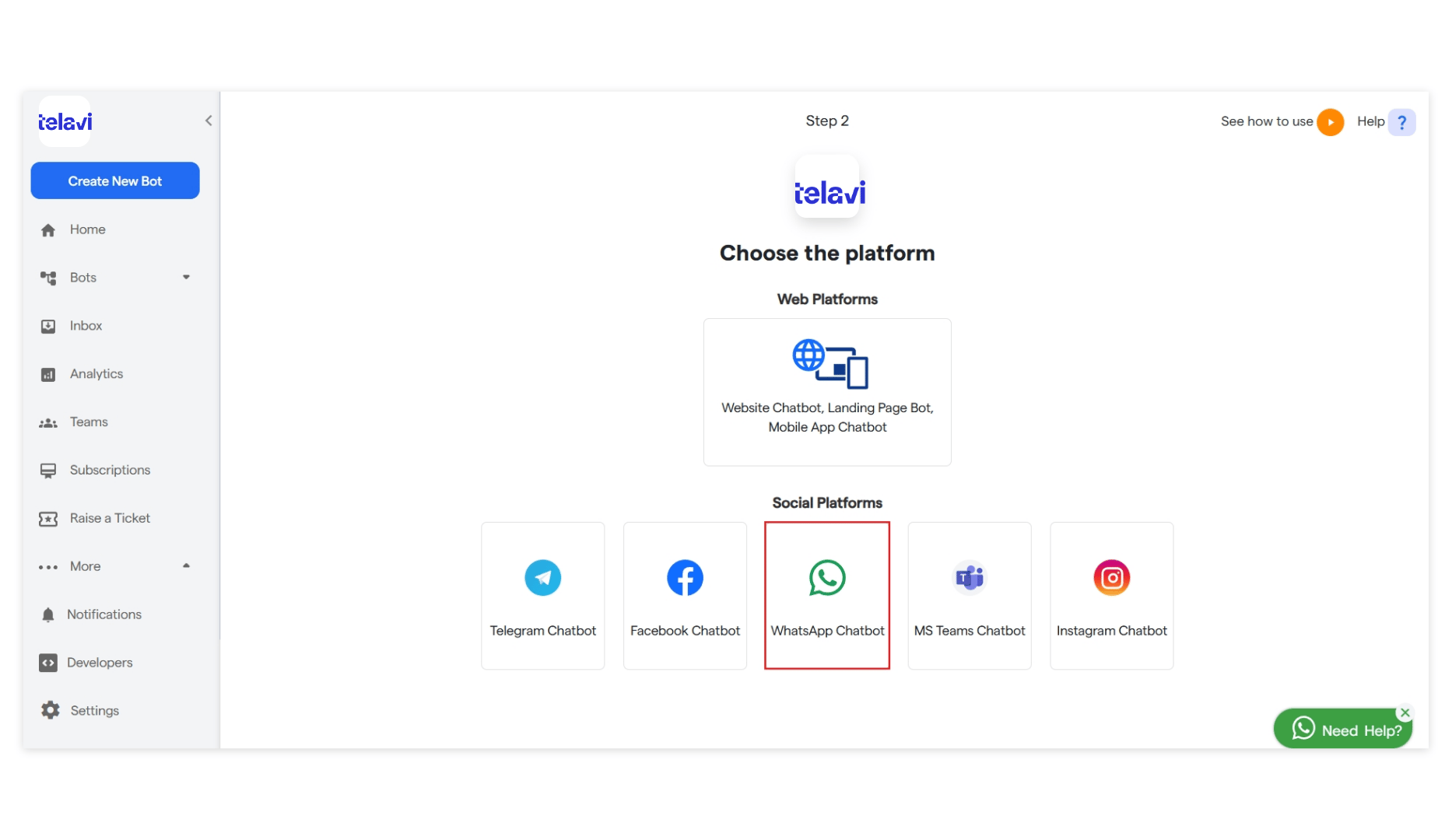8 Instagram Chatbot TelaviOneChatAI Resource Centre 4 Pn