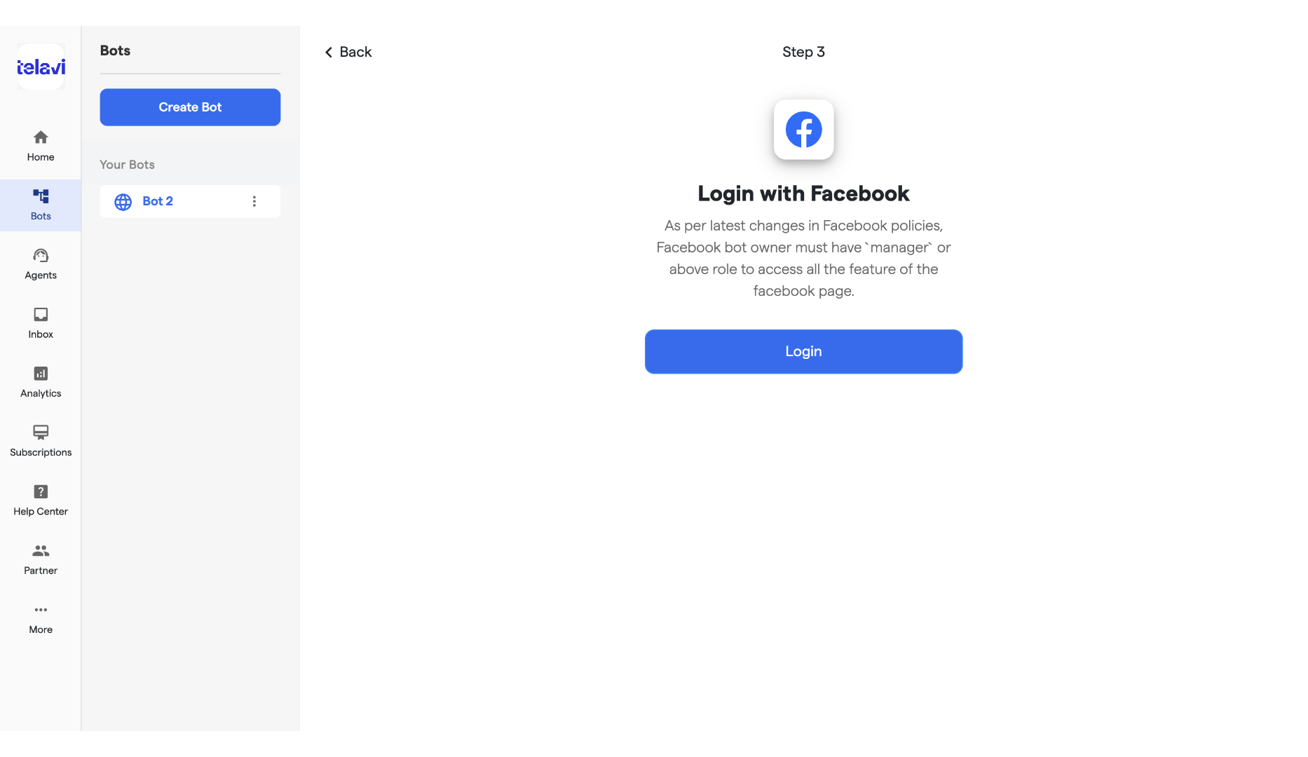 9 Facebook Chatbot TelaviOneChatAI Resource Centre 4 Pn