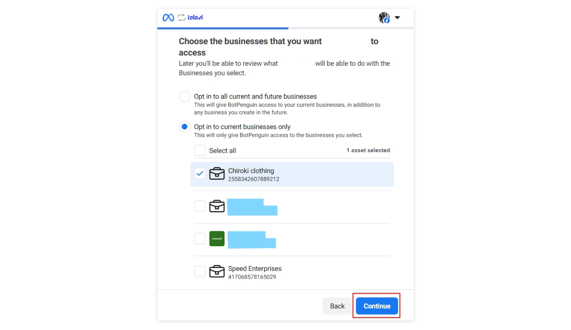 9 Facebook Chatbot TelaviOneChatAI Resource Centre 7 Pn