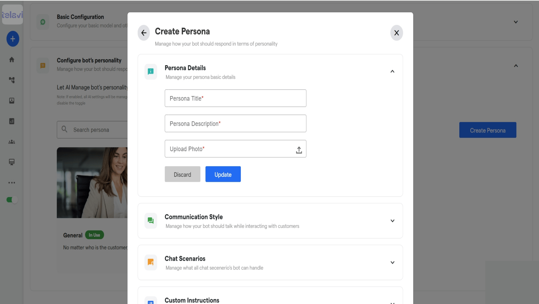 73 Ai Settings TelaviOneChatAI Resource Centre 1 Pn