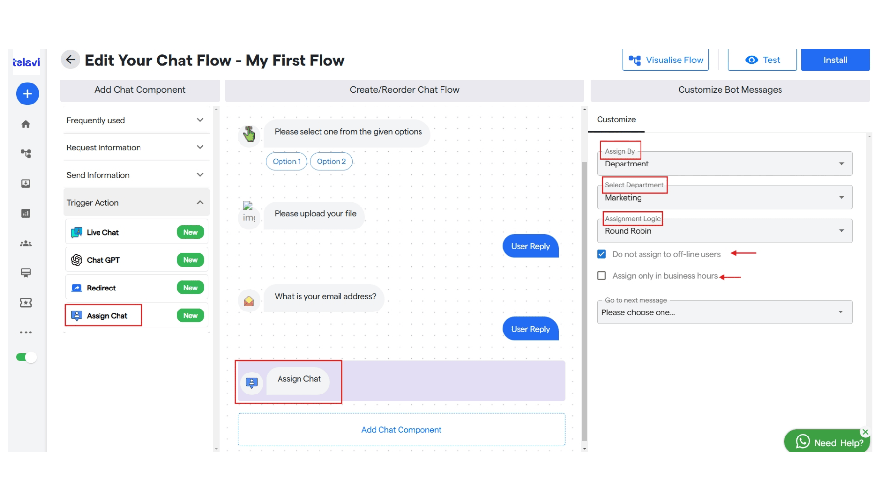 185 Using Teams In Chatflow TelaviOneChatAI Resource Centr 1 Pn