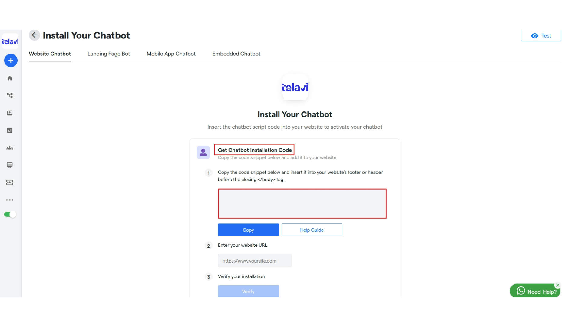 34 Install Website Chatbot On Squarespace TelaviOneChatAI 8 Pn