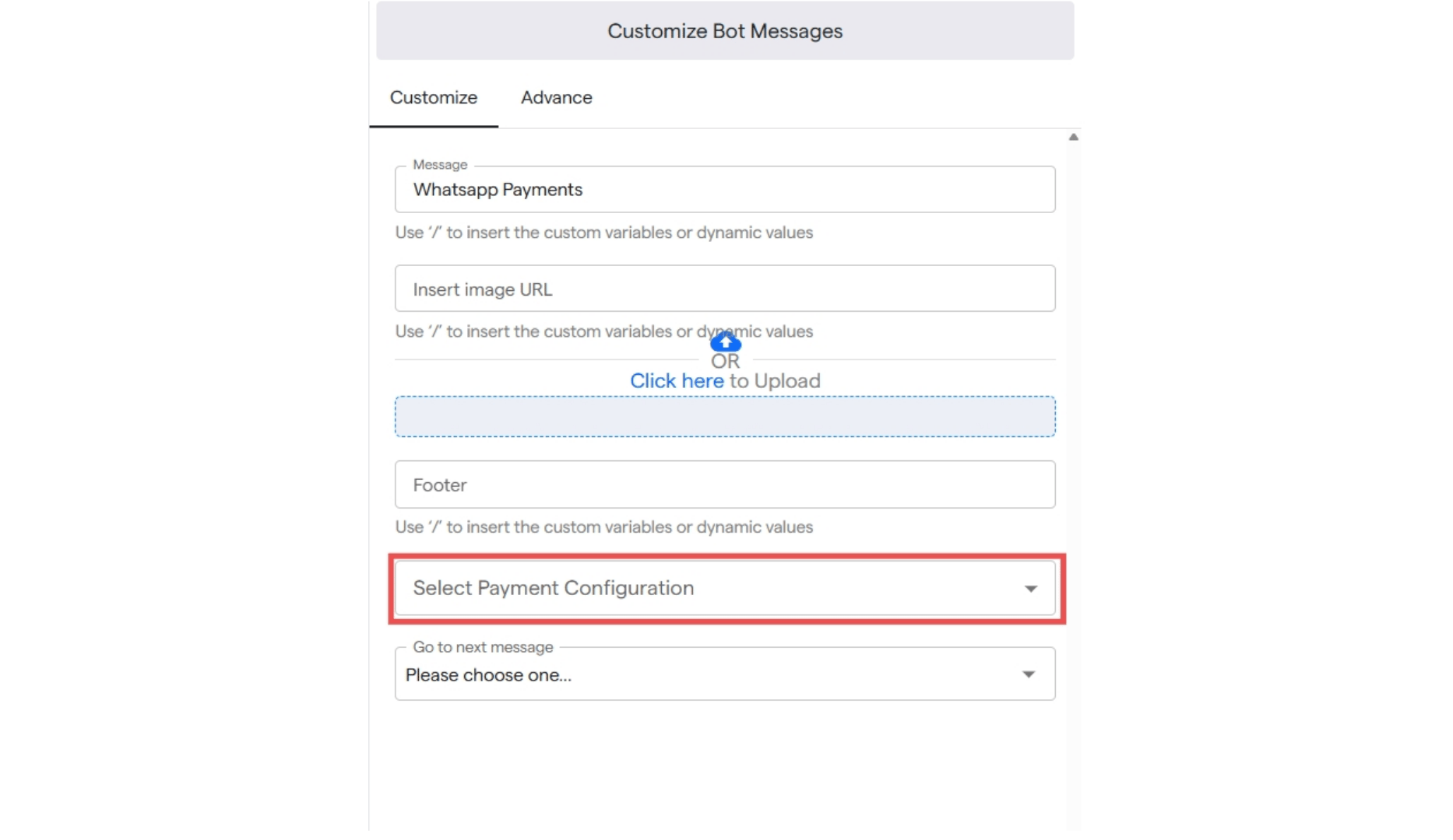 20 Whatsapp Payment Components TelaviOneChatAI Resource C 10 Pn