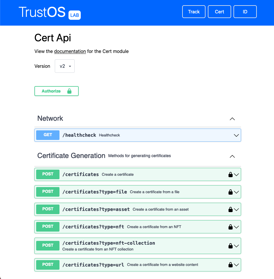 TrustOS Cert