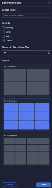 Penalty Box Widget Config 1