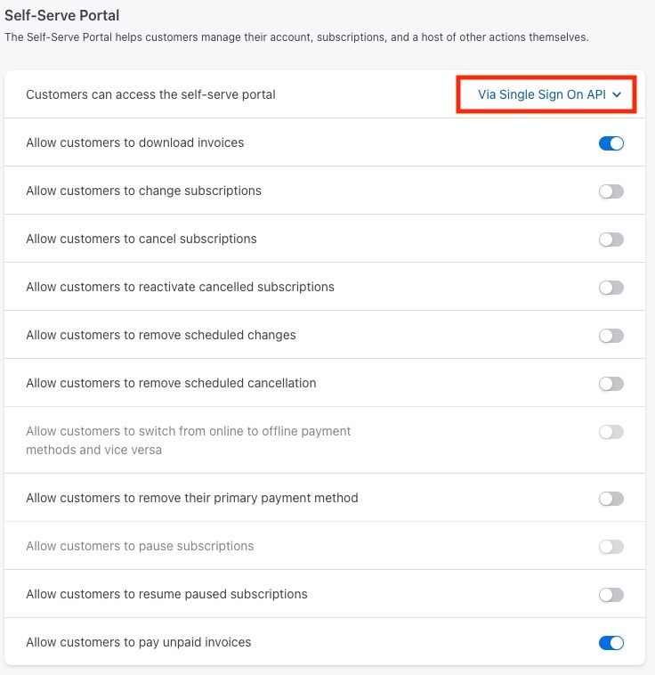 Self Service Portal Settings Jp