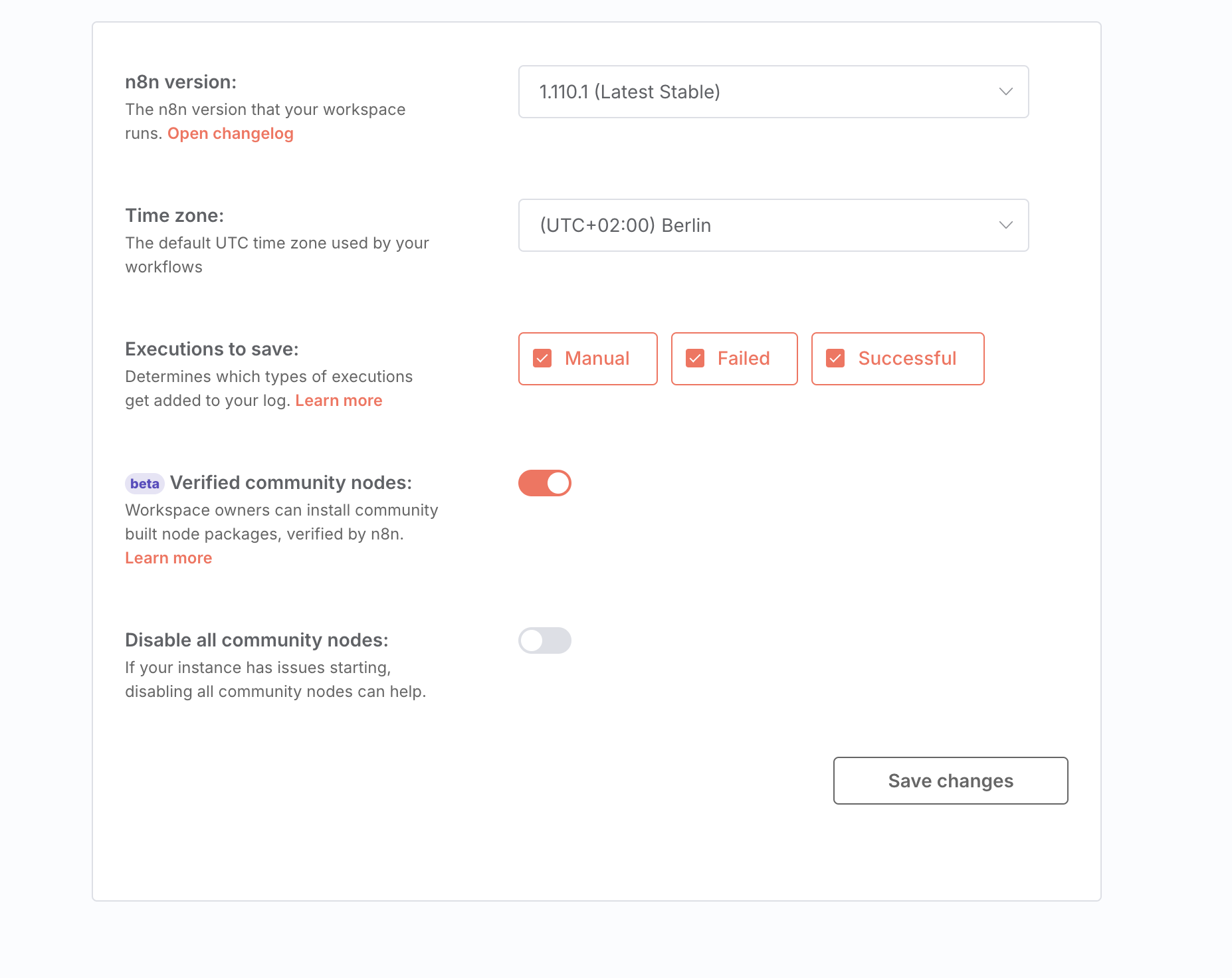 Enable Community Nodes