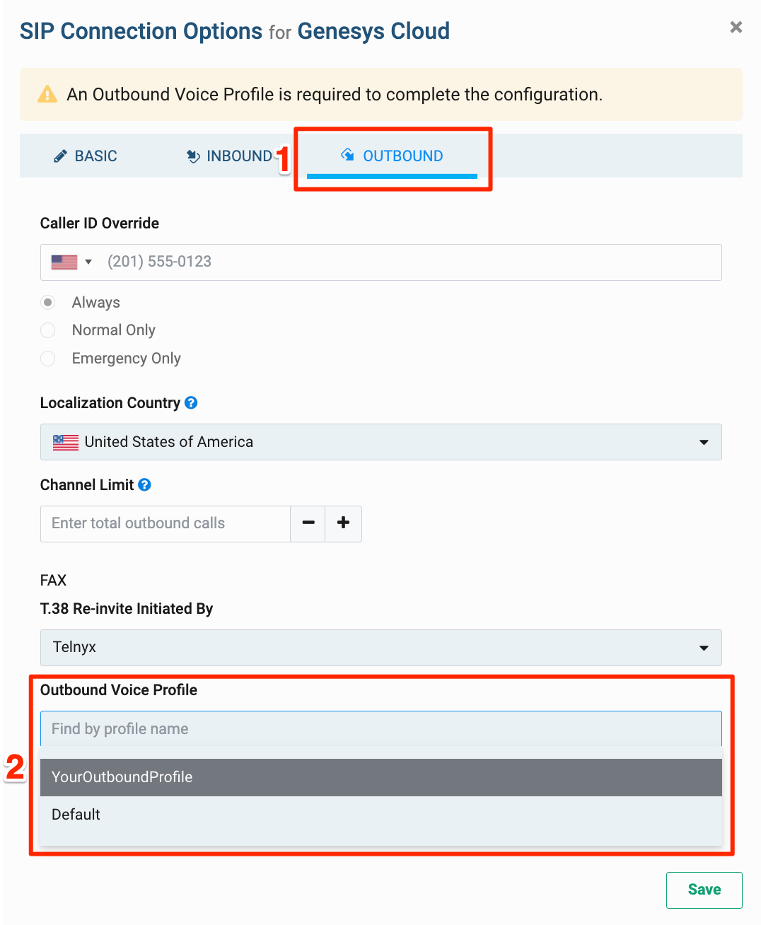 Genesys Cloud & Telnyx SIP Connection Options