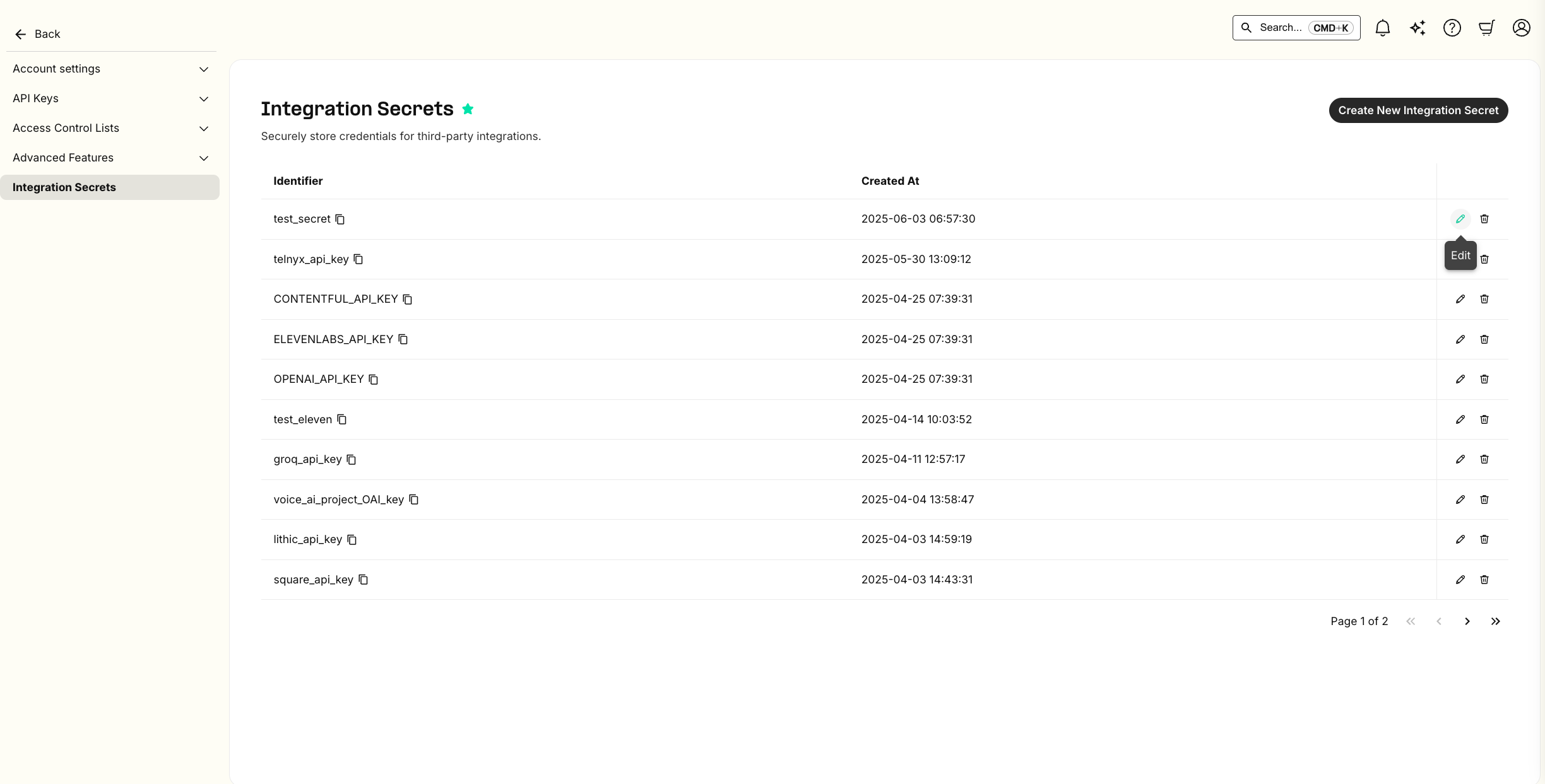 Knowledge Base Page