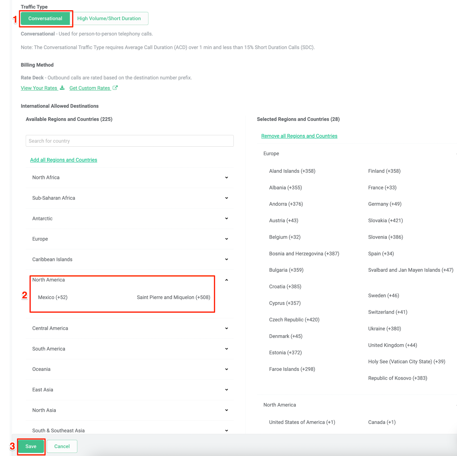 Genesys Cloud & Telnyx OVP Settings