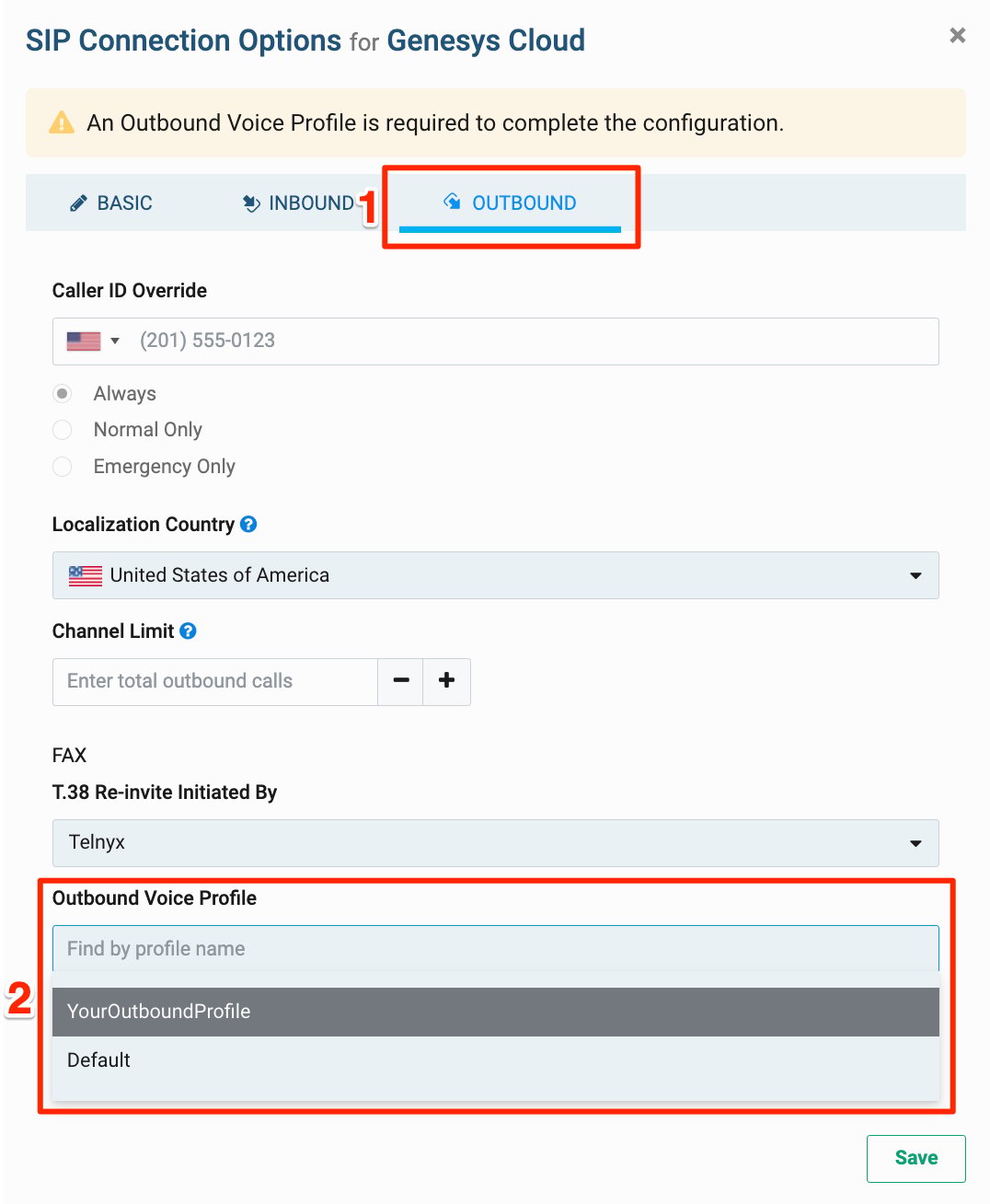 Genesys Cloud & Telnyx SIP Connection Options