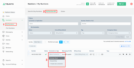 Genesys Cloud & Telnyx Number Configuration