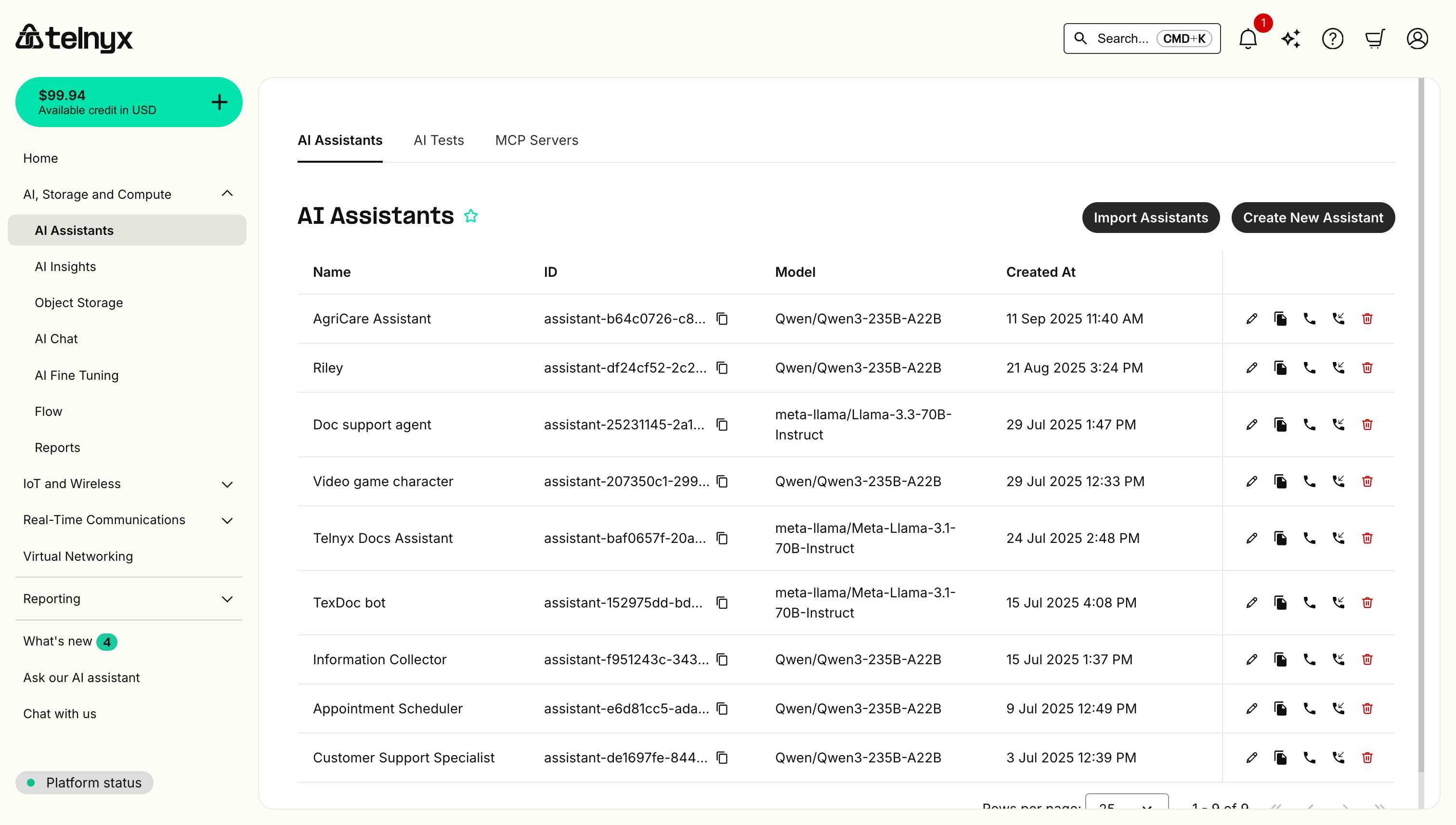 AI Assistants List