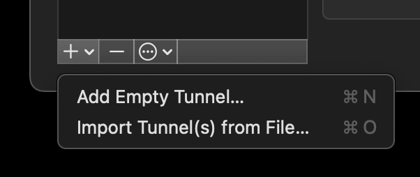 Import Tunnel(s) from File...