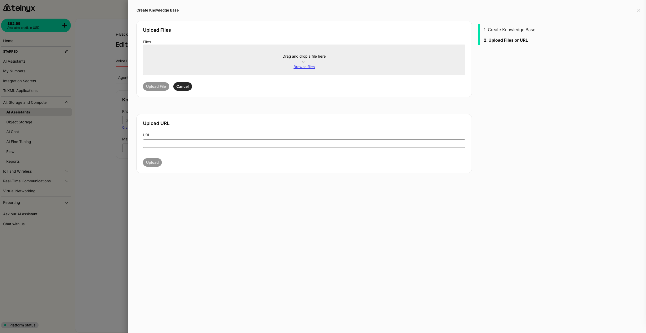 AI Assistant KB URL