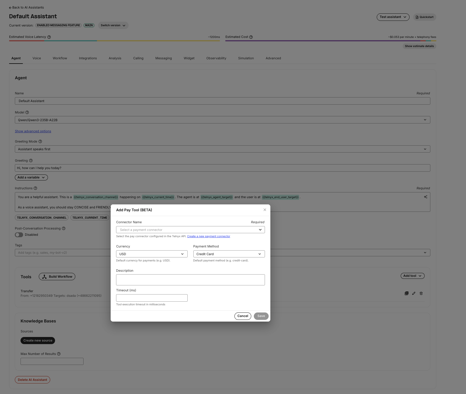 Add Pay Tool