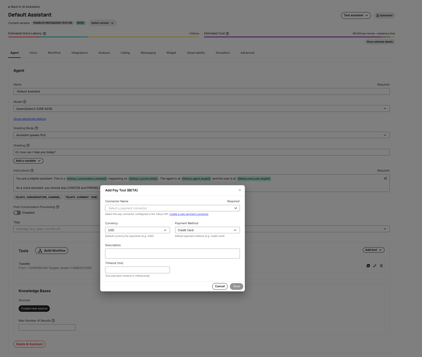 Add Pay Tool