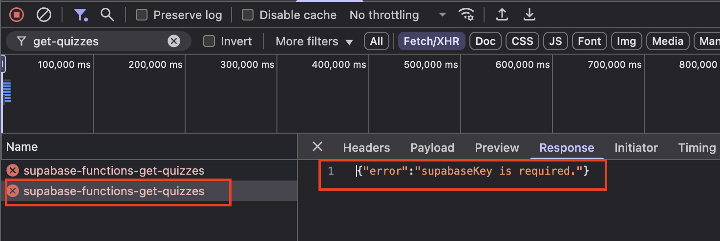 Supabase Key required Error