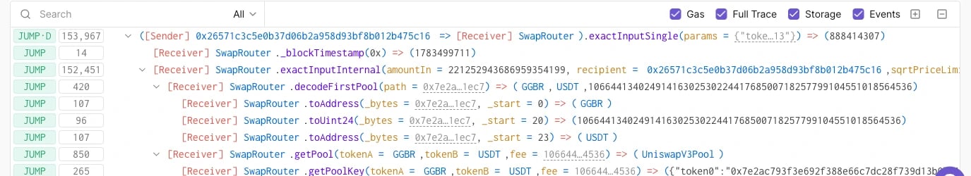 Decoded Call Trace