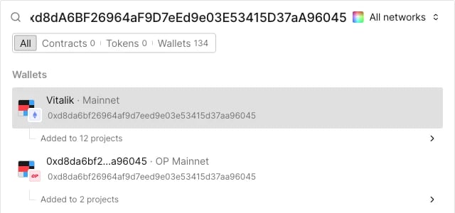 Find wallet