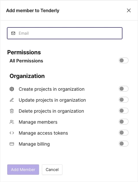Add member dialog