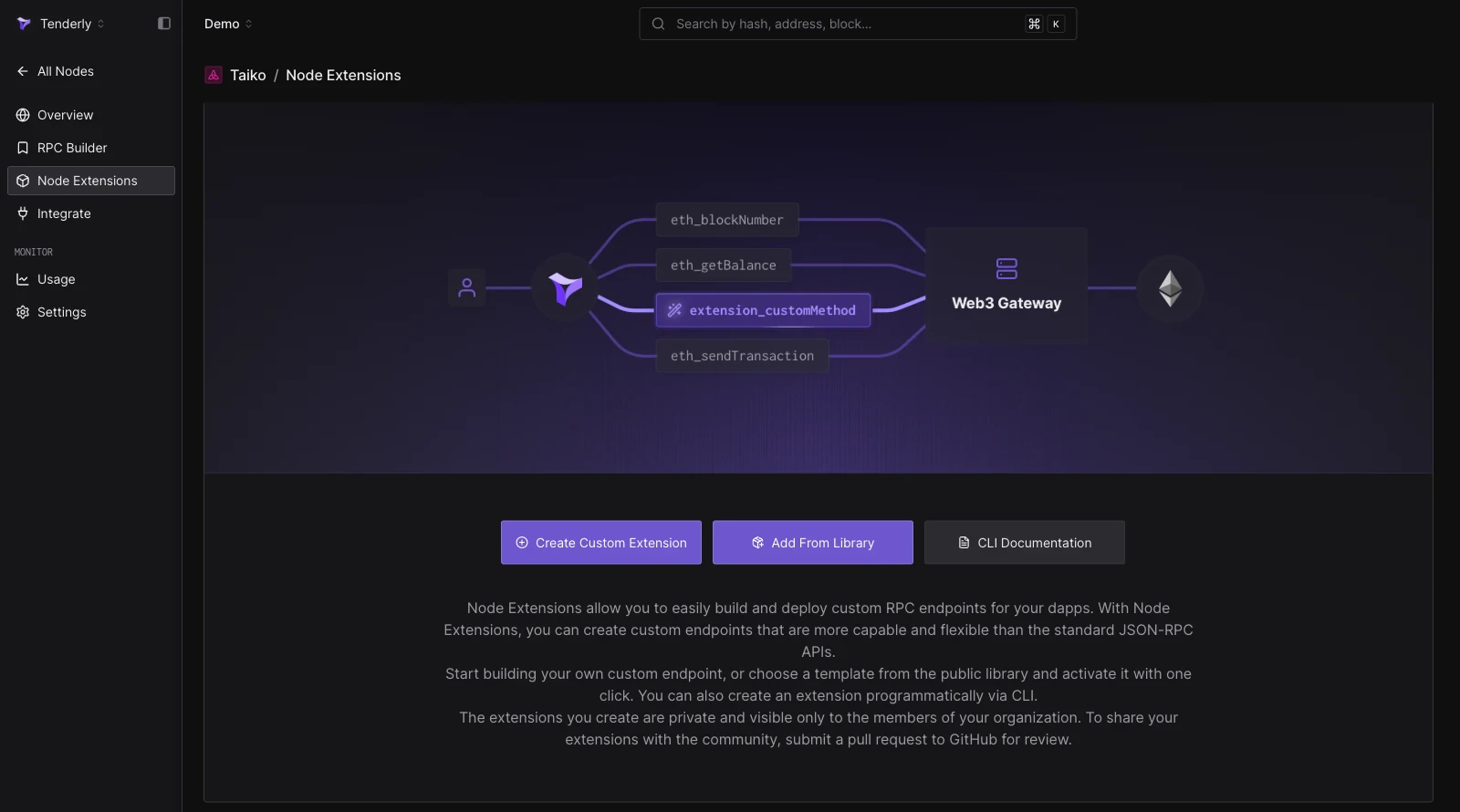 Node Extensions