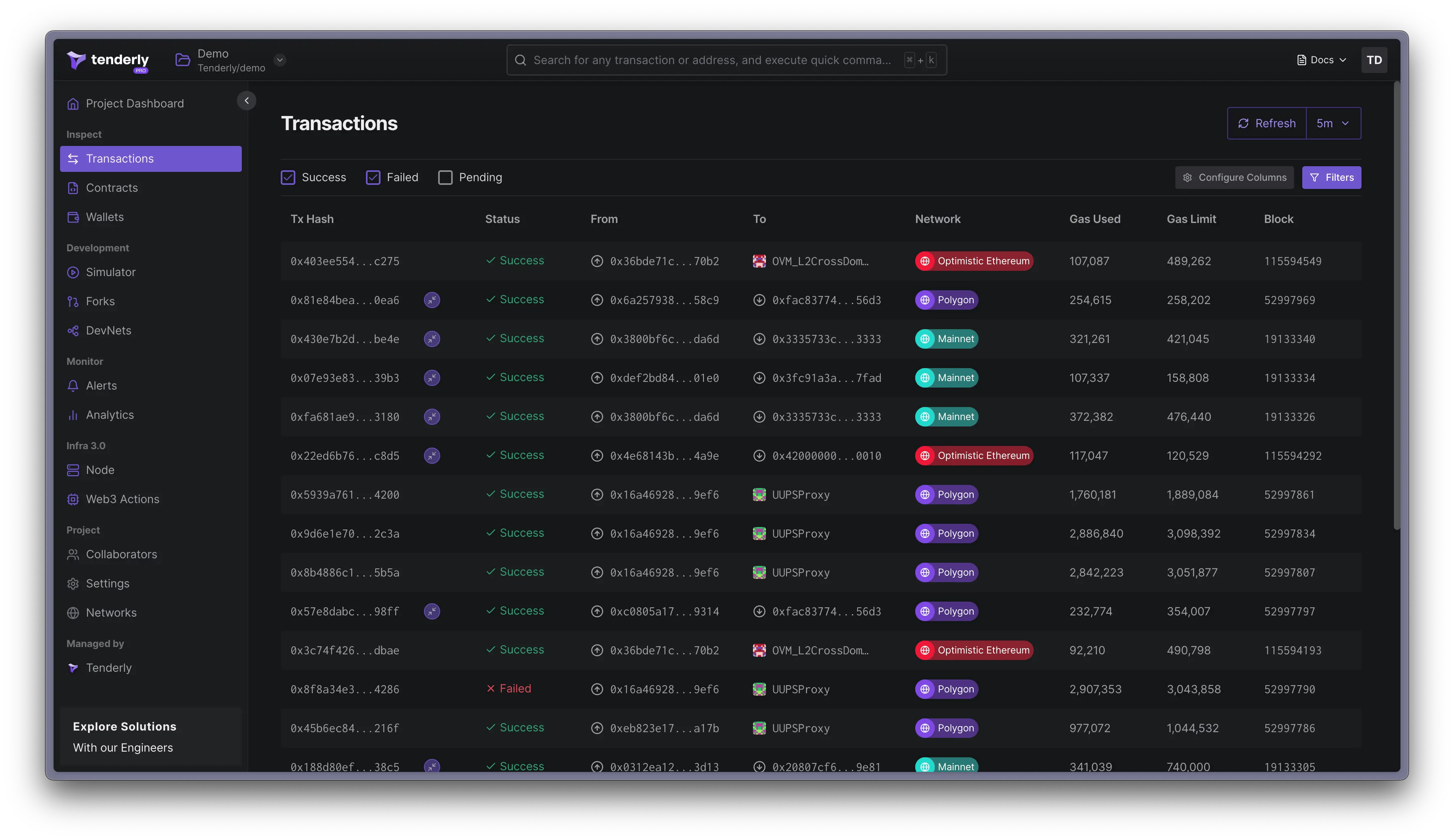 Transaction Filtering Overview