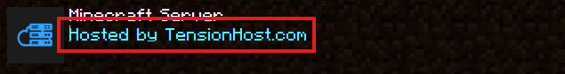 Motd Examples Setting the MOTD on your Minecraft server - Tension Hosting