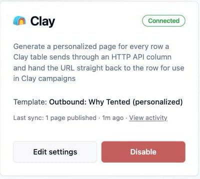 The Clay tile after connecting.