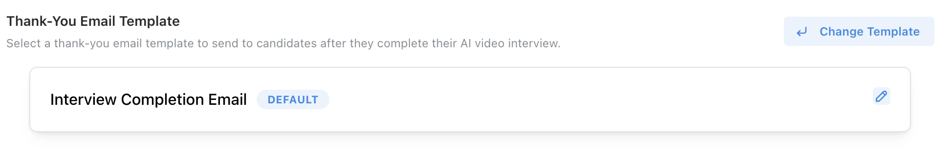 Thank-You Email Template picker