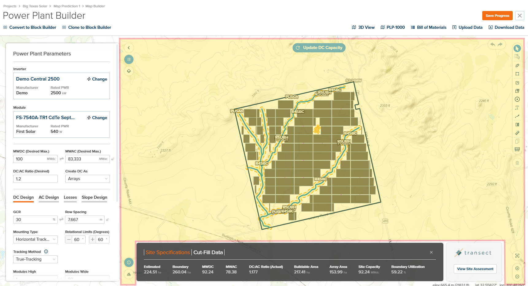 Map Canvas and Design Editor Toolbox