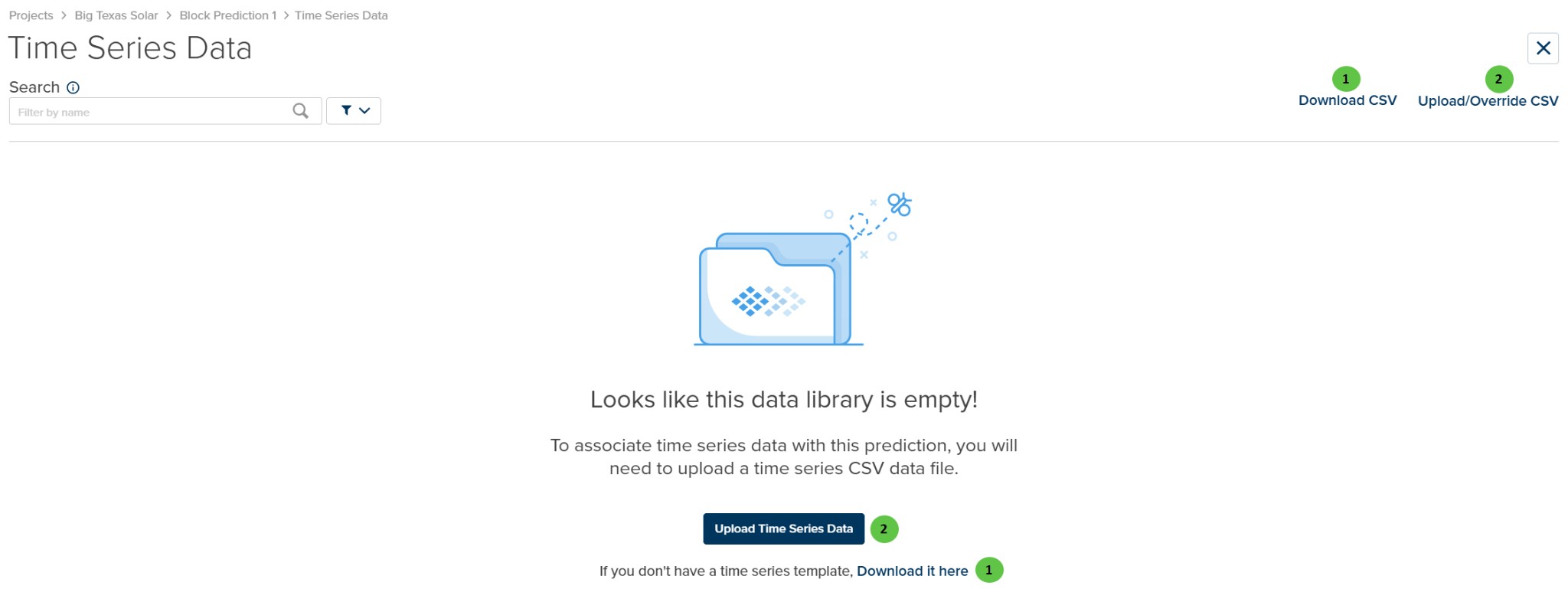 Time Series Data - PlantPredict