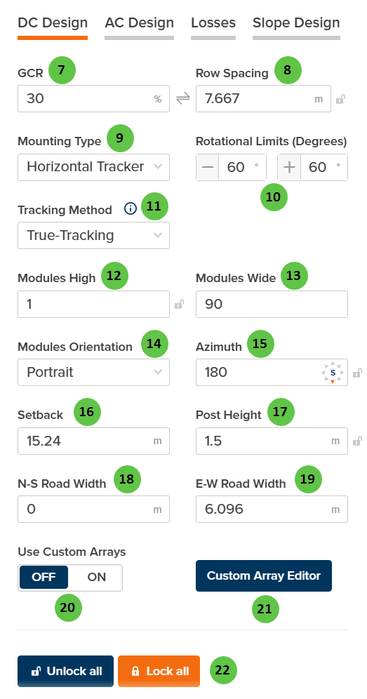 Power Plant Parameters DC Design