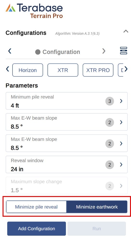 Terrain Pro Optimization Objective
