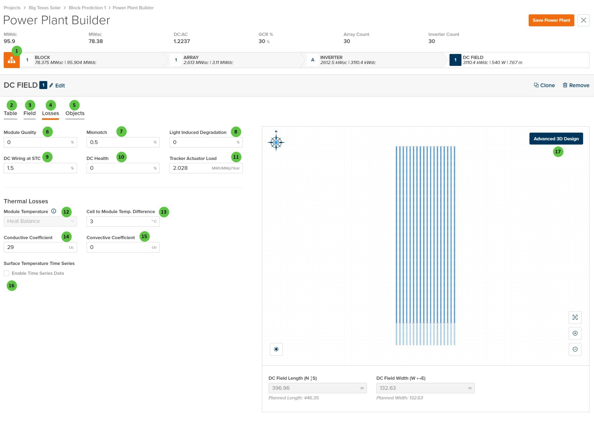 DC Field Losses Page