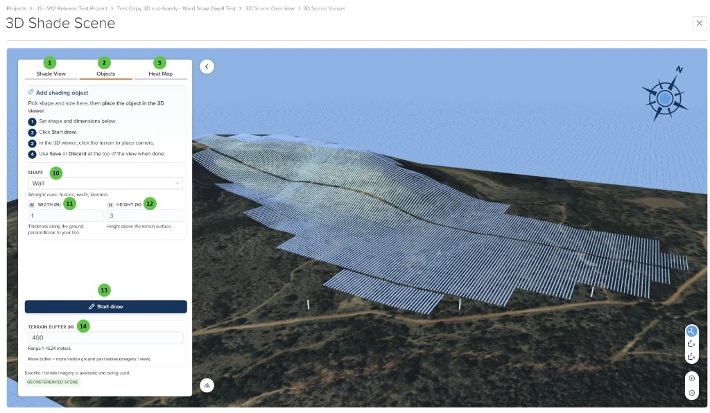 3D Shade Scene Objects Tab