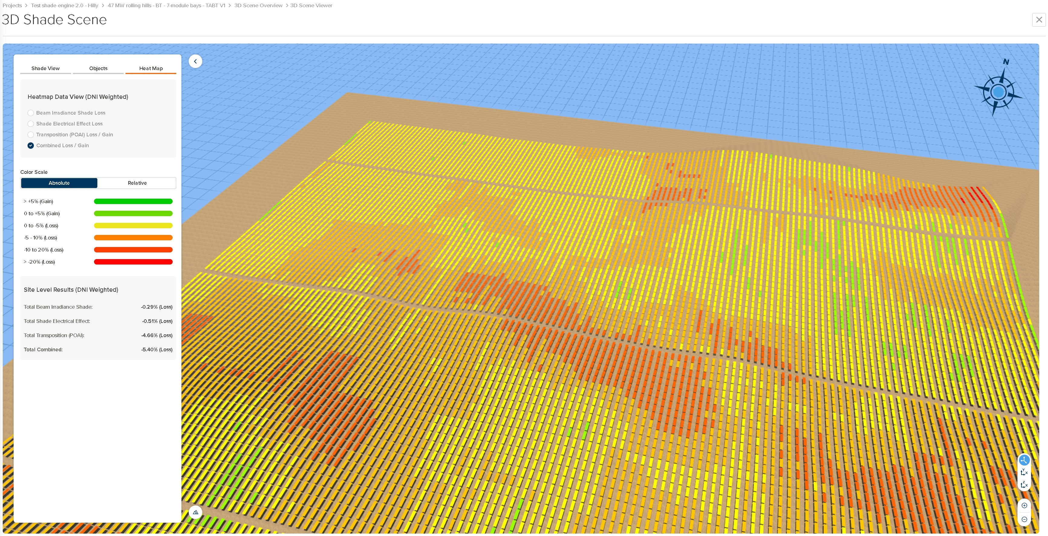 Tracker rotations on terrain using the V1 terrain-aware backtracking algorithm
