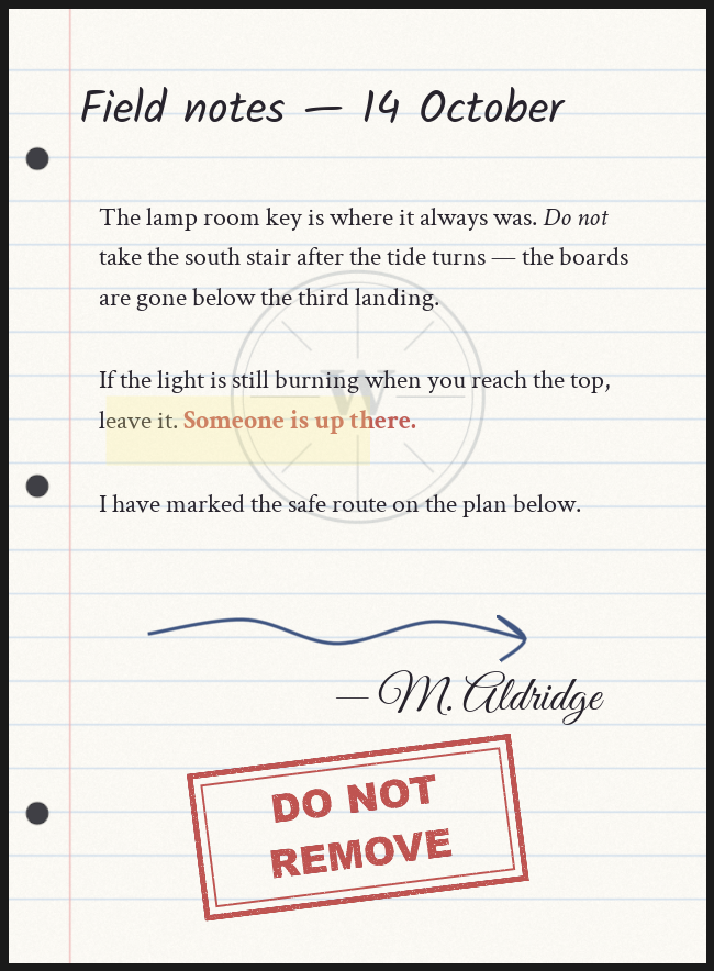 An Inkwell page rendered at runtime