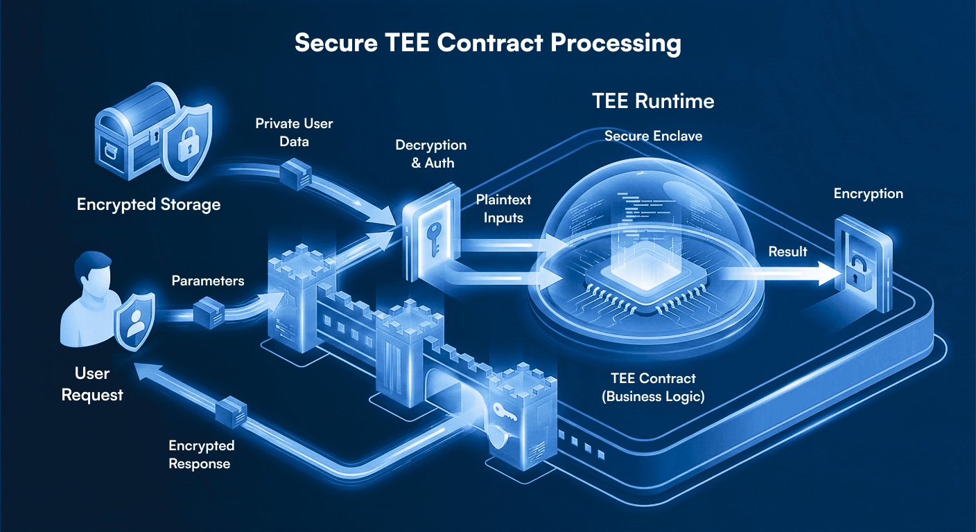 TEE contract processing (Light mode)