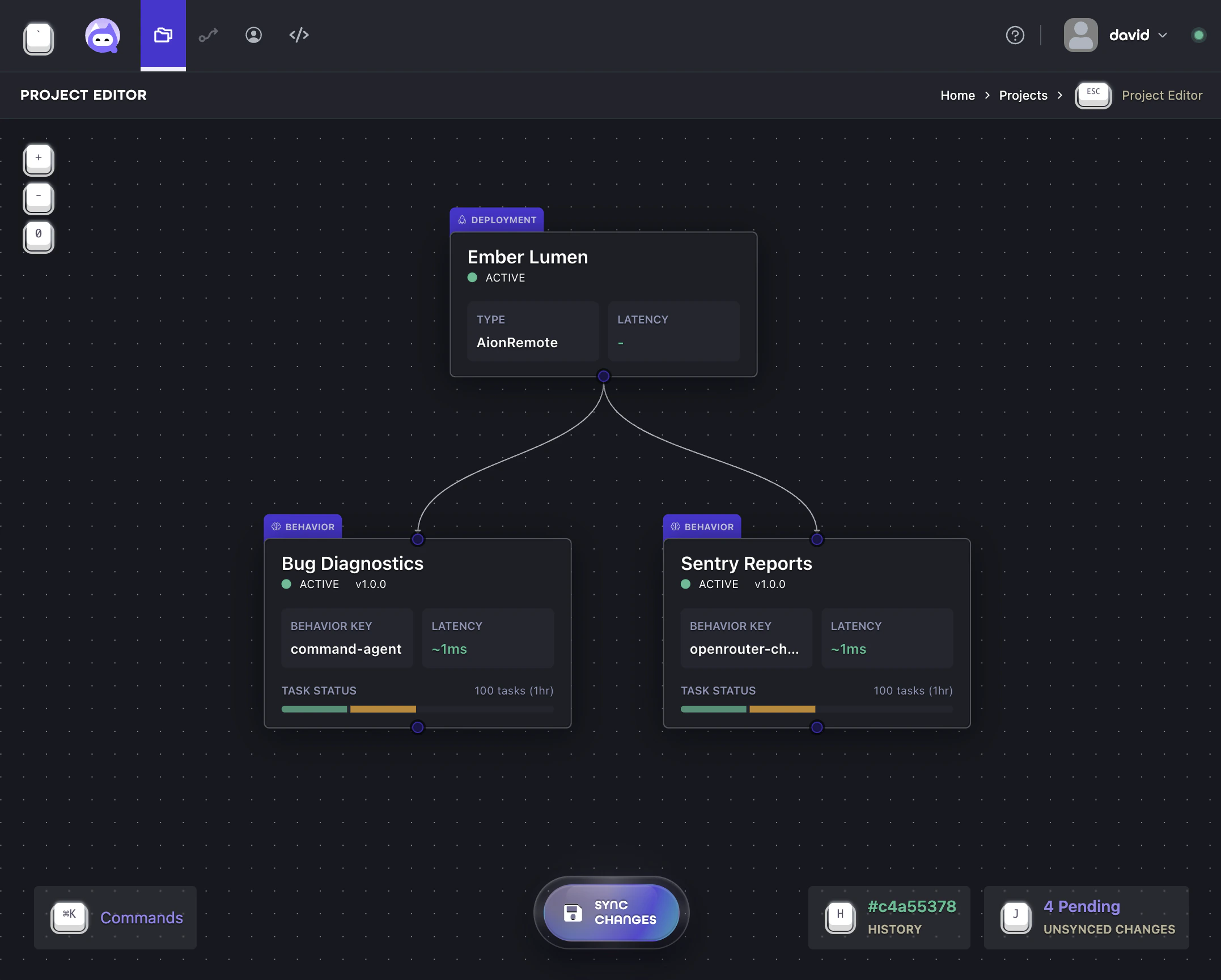 Aion multi-agent application architecture